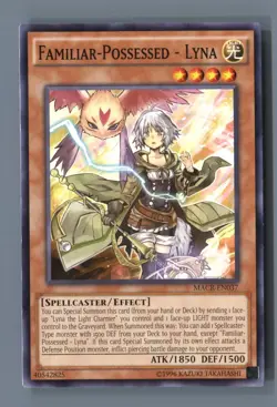Familiar-Possessed - Lyna MACR-EN037 Maximum Crisis Yu-Gi-Oh Unlimited LP - Image 1
