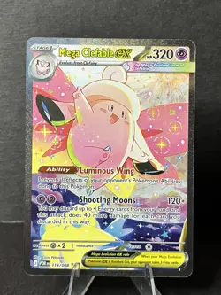 Mega Clefable Ex 119/88 Special Illustration Rare SIR Pokemon Perfect Order NM - Image 2