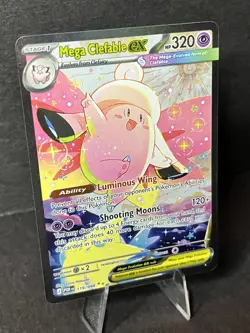 Mega Clefable Ex 119/88 Special Illustration Rare SIR Pokemon Perfect Order NM - Image 4