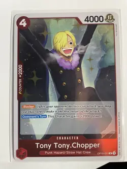 Tony Tony.Chopper - OP10-011 - Royal Blood One Piece TCG NM - Image 1