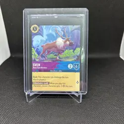 Disney Lorcana Archazia's Island Sven KEEN-Eyed Reindeer Card MISPRINT & MISCUT - Image 2