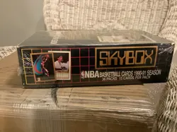 1990-91 Skybox Basketball Series 1 Hobby Box Sealed Michael Jordan HOF - Image 2