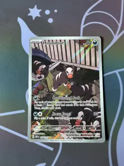 Houndour - 204/197 - Obsidian Flames - Illustration Rare Pokemon TCG NM Card IR - Image 2