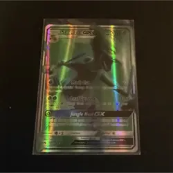 Pokemon Sceptile GX Full Art Holo Card 196/214 Grass Type GX 230 HP Leaf Cyclone - Image 1