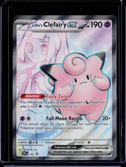 Lillie's Clefairy ex 195 Sv: Scarlet & Violet Promo Cards Holo JC0023 - Image 1