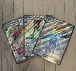 Pokemon Paldea Starters Jumbo Card Lot Skeledirge Meowscarada Quaquaval Promo - Image 1
