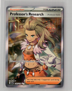 Professor's Research 240/198 - Pokemon TCG Scarlet Violet Base Full Art Card NM - Image 1