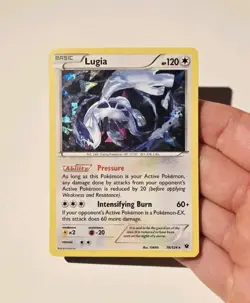 Pokemon Lugia Fates Collide 78/124 Cracked Ice Holo Card MP - Image 3