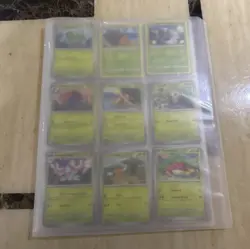 Pokemon Card Bundle – 108 Cards + Holo Cards Included | Binder Collection - Image 1