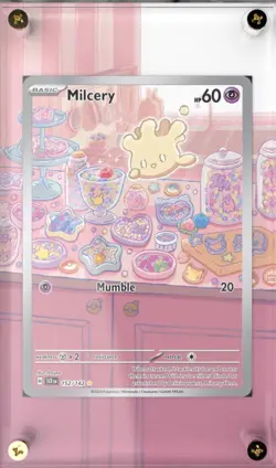 Milcery 152/142 Pokemon Extended Art Display Case (Card not Included) - Image 1