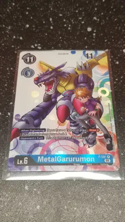 MetalGarurumon P-051 M/NM FOIL Digimon Card Game - Image 1