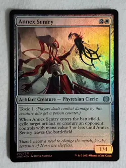Annex Sentry #2 Phyrexia: All Will Be One Foil Magic the Gathering - Image 1