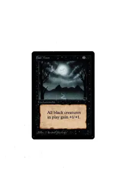 Magic the Gathering BAD MOON Beta MTG - Image 1