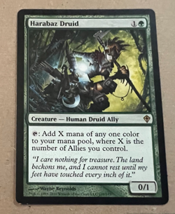 Harabaz Druid - Worldwake - MTG - Magic the Gathering - Image 2