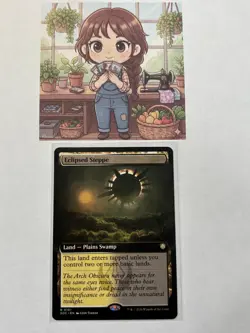 Eclipsed Steppe (Extended Art) Secrets of Strixhaven Regular #101 MTG jr - Image 1