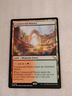 MTG Commercial District [Murders at Karlov Manor] Near Mint Magic - Image 1