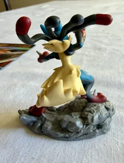 Pokemon Mega Lucario Ex Collection Figure + Promo Card + Jumbo Card - Image 3