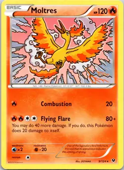 MOLTRES - 9/124 Fates Collide - POKEMON NM/M - Image 1
