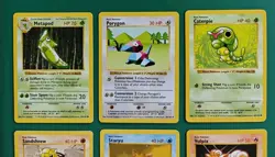 Base Set Shadowless Non Holo Bundle Pokemon Cards 1999 WOTC Pokemon TCG x6 - Image 2