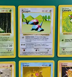 Base Set Shadowless Non Holo Bundle Pokemon Cards 1999 WOTC Pokemon TCG x6 - Image 5