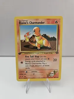 Blaine's Charmander - 1st Edition - 60/132 Gym Challenge - Pokemon TCG - 2000 - Image 1