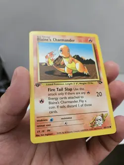 Blaine's Charmander - 1st Edition - 60/132 Gym Challenge - Pokemon TCG - 2000 - Image 3
