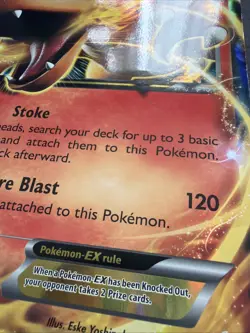 JUMBO Oversized Charizard EX Promo Card 11/106 Flashfire 2014 Pokemon - Image 2