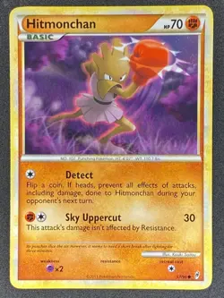 Pokemon Hitmonchan 57/95 CL Call of Legends LP/NM - Image 1