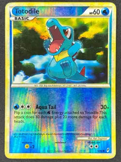 Pokemon Totodile Reverse Holo 74/95 CL Call of Legends MP - Image 1