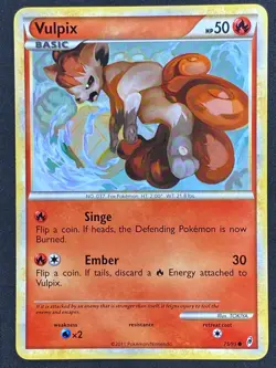Pokemon Vulpix 75/95 CL Call of Legends LP/NM - Image 1