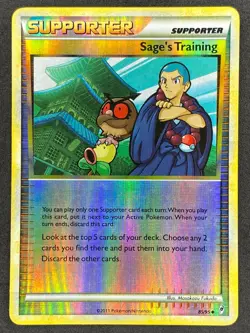 Pokemon Sage's Training Reverse Holo 85/95 CL Call of Legends LP - Image 1