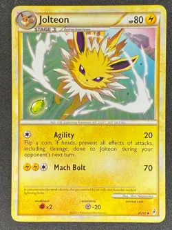 Pokemon Jolteon 45/95 CL Call of Legends LP/NM - Image 1
