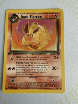 Pokemon TCG Dark Flareon Team Rocket 35/82Regular 1st Edition NM 🔥 - Image 2