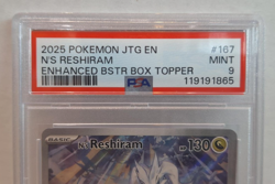 Pokemon- N's Reshiram- Holo IR- JTG Enhanced Booster #167- PSA 9 [Listing A] - Image 2