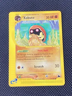 Pokemon Kabuto 37/144 Skyridge 50 HP Uncommon Regular English TCG LP+ - Image 1