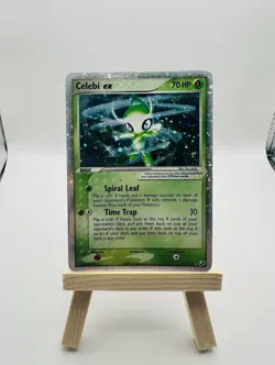 Pokemon TCG Celebi EX 117/115 Unseen Forces Holo Ultra Rare Nintendo MP - Image 1