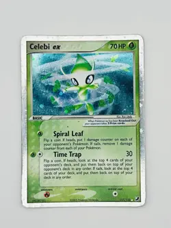 Pokemon TCG Celebi EX 117/115 Unseen Forces Holo Ultra Rare Nintendo MP - Image 2