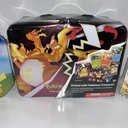 POKEMON TCG LOT FALL COLLECTOR'S TREASURE CHEST / MYSTERY CUBES / POKEMON GO TIN - Image 2
