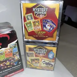 POKEMON TCG LOT FALL COLLECTOR'S TREASURE CHEST / MYSTERY CUBES / POKEMON GO TIN - Image 3