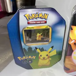 POKEMON TCG LOT FALL COLLECTOR'S TREASURE CHEST / MYSTERY CUBES / POKEMON GO TIN - Image 5