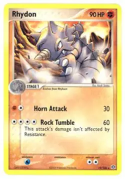 1x Rhydon - 19/106 - Rare NM-Mint Pokemon EX - Emerald - Image 1