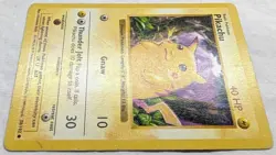 Pokemon Pikachu (Red Cheeks) 058/102 Base Set (Shadowless) Regular - Image 3