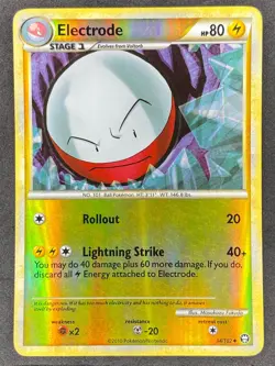 Pokemon Electrode Reverse Holo 34/102 TM Triumphant LP - Image 1