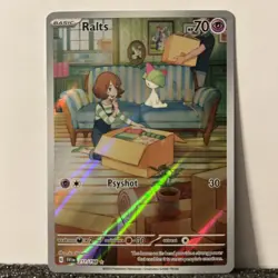Ralts Pokemon TCG Illustration Rare Full Art Holo SV01 Scarlet & Violet 211/198 - Image 1