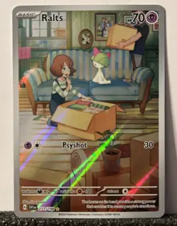 Ralts Pokemon TCG Illustration Rare Full Art Holo SV01 Scarlet & Violet 211/198 - Image 5