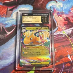 Pokemon Mega Dragonite ex Holo 126/193 Mega Dream ex Japanese CGC Pristine 10 - Image 1