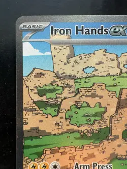 Pokemon Iron Hands ex 248/182 Holo Special Illustration Rare Paradox Rift (NM) - Image 2