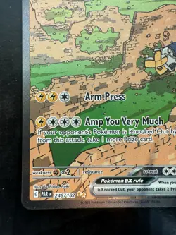 Pokemon Iron Hands ex 248/182 Holo Special Illustration Rare Paradox Rift (NM) - Image 4