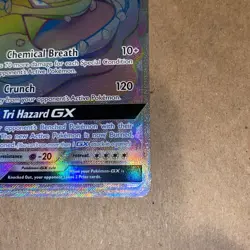 Pokemon Alolan Muk GX 157/147 SM-Burning Shadows Rainbow Rare Holo CLEAN - Image 5