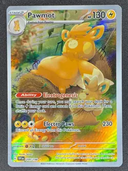 Pokemon Pawmot Illustration Rare 209/198 SVI Scarlet & Violet LP/NM - Image 1